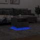 vidaXL Stolik kawowy z podświetleniem LED, szarość betonu, 50x49x40 cm 5