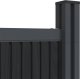 vidaXL Panel ogrodzeniowy, szary, 173x186 cm, WPC 9