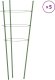 vidaXL Podpórki dla roślin, z 3 obręczami, 5 szt, zielone, 45 cm, stal 1
