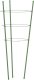 vidaXL Podpórki dla roślin, z 3 obręczami, 5 szt, zielone, 45 cm, stal 3