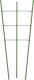 vidaXL Podpórki dla roślin, z 3 obręczami, 5 szt, zielone, 45 cm, stal 4