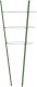 vidaXL Podpórki dla roślin, z 3 obręczami, 5 szt, zielone, 45 cm, stal 5