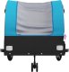 vidaXL Przyczepka rowerowa, czarno-niebieska, 45 kg, żelazo 6