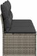 vidaXL 3-osobowa sofa ogrodowa z poduszkami, szara, polirattan 4