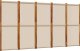 vidaXL Parawan 5-panelowy, taupe, 350x180 cm 2