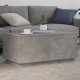 vidaXL Stolik kawowy z oświetleniem LED, szarość betonu, 90x50x40 cm 1