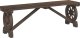 vidaXL Ławka ogrodowa, 115 cm, lite drewno jodłowe 1