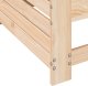 vidaXL Siedzisko ogrodowe z podłokietnikiem i poduszką, drewno sosnowe 8