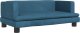 vidaXL Sofa dla dzieci, niebieska, 80x45x30 cm, aksamit 1