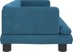vidaXL Sofa dla dzieci, niebieska, 80x45x30 cm, aksamit 3