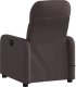 vidaXL Rozkładany fotel masujący, ciemnobrązowy, obity tkaniną 4