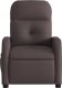 vidaXL Rozkładany fotel masujący, ciemnobrązowy, obity tkaniną 7