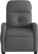 vidaXL Rozkładany fotel masujący, ciemnoszary, obity tkaniną 7