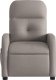vidaXL Rozkładany fotel masujący, taupe, obity tkaniną 6