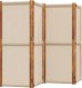 vidaXL Parawan 4-panelowy, taupe, 280x180 cm 3