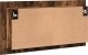vidaXL Szafka łazienkowa z lustrem i LED, opalany dąb, 90x12x45, akryl 8