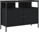 vidaXL Szafka pod umywalkę, czarna, 80x30x60 cm 2