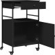 vidaXL Wózek kuchenny, czarny, 56x43x89,5 cm 8