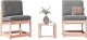 vidaXL 3-cz. zestaw mebli ogrodowych, lite drewno daglezjowe 1