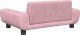 vidaXL Sofa dla dzieci, różowa, 70x45x33 cm, aksamit 4