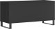 vidaXL Szafka na płyty, czarna, 100x38x48 cm, materiał drewnopochodny 6