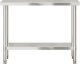 vidaXL Kuchenny stół roboczy, 110x55x85 cm, stal nierdzewna 5