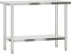 vidaXL Kuchenny stół roboczy, 110x55x85 cm, stal nierdzewna 7