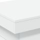 vidaXL Stolik kawowy z oświetleniem LED, biały, 50x50x40 cm 10
