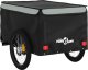 vidaXL Przyczepka rowerowa, czarno-szara, 45 kg, żelazo 8