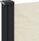 vidaXL Zwijana markiza boczna, kremowa, 160x300 cm 7