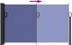 vidaXL Zwijana markiza boczna, niebieska, 120x300 cm 5