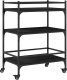 vidaXL Wózek kuchenny, czarny, 65x40x86,5 cm 2
