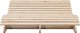 vidaXL Leżak, 205x110x31,5 cm, lite drewno sosnowe 4