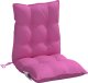 vidaXL Poduszki na krzesła z niskim oparciem, 6 szt., różowe 5