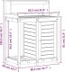 vidaXL Stolik ogrodniczy z półką, 82,5x50x109,5 cm, drewno daglezjowe 10
