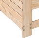 vidaXL Siedzisko ogrodowe z podłokietnikiem i poduszką, drewno sosnowe 7