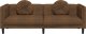 vidaXL Sofa 3-os., brązowa, sztuczna skóra zamszowa 4
