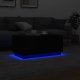 vidaXL Stolik kawowy z oświetleniem LED, czarny, 90x50x40 cm 4