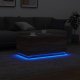 vidaXL Stolik kawowy z oświetleniem LED, brązowy dąb, 90x50x40 cm 5