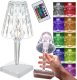 Lampka biurkowa Verk Lampka nocna stołowa kryształ led rgb usb pilot Lampka nocna stołowa kryształ led rgb usb pilot 1