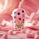 Soxo Zestaw 2x Skarpetki męskie damskie różowe Bubble Tea idealna na prezent 3540 3
