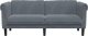 vidaXL Sofa dwuosobowa, ciemnoszara, aksamit 4