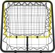 vidaXL Rebounder piłkarski, dwustronny, regulowany, żółto-czarny, stal 3