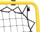 vidaXL Rebounder piłkarski, dwustronny, regulowany, żółto-czarny, stal 6