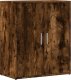 vidaXL Szafka, przydymiony dąb, 60x31x70 cm, materiał drewnopochodny 2