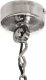 Lampa wisząca vidaXL Lampa wisząca, 24x24x137 cm, aluminium 5