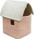 Lorena Canals Kosz Domek Vintage Nude Eco-City 22x22x34 cm Loren 1