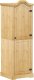 vidaXL Szafa Corona, 55x52x170 cm, lite drewno sosnowe 2