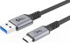 Kabel USB MicroConnect USB-C - USB-A 1.5 m Czarny (USB3.2AC15) 2