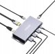 HUB USB VivoLink Vivolink VLUSBCHUB2 huby i koncentratory USB 3.2 Gen 2 (3.1 Gen 2) Type-C 10000 Mbit/s Szary 1